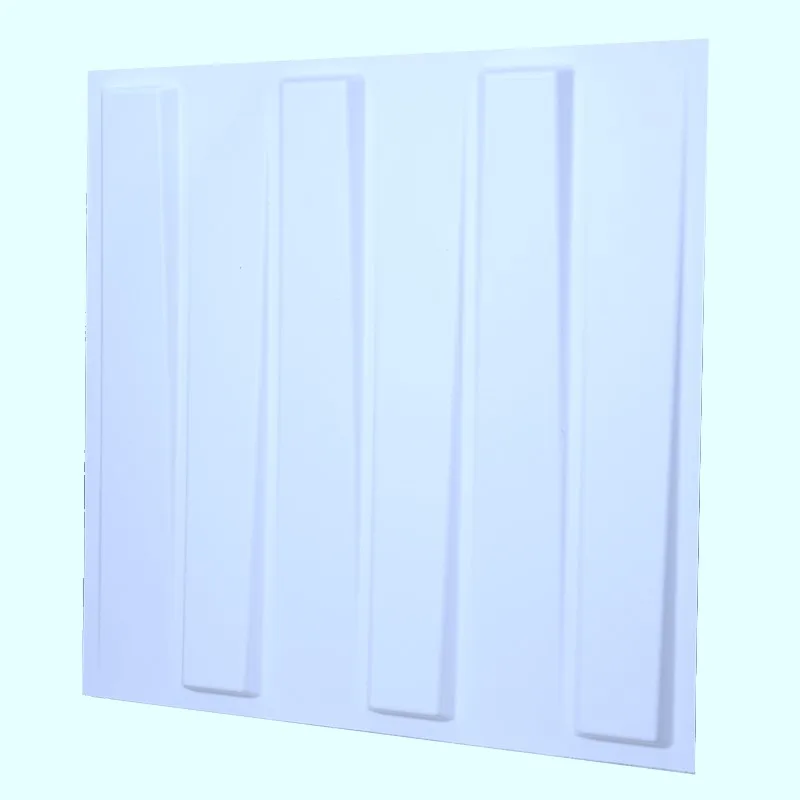 ALLURING LINING WHITE-3D Texture - Pack of 12 Stylish PVC Panels, Covering 32 Sq Ft - Elevate Your Interior Décor - Image 2